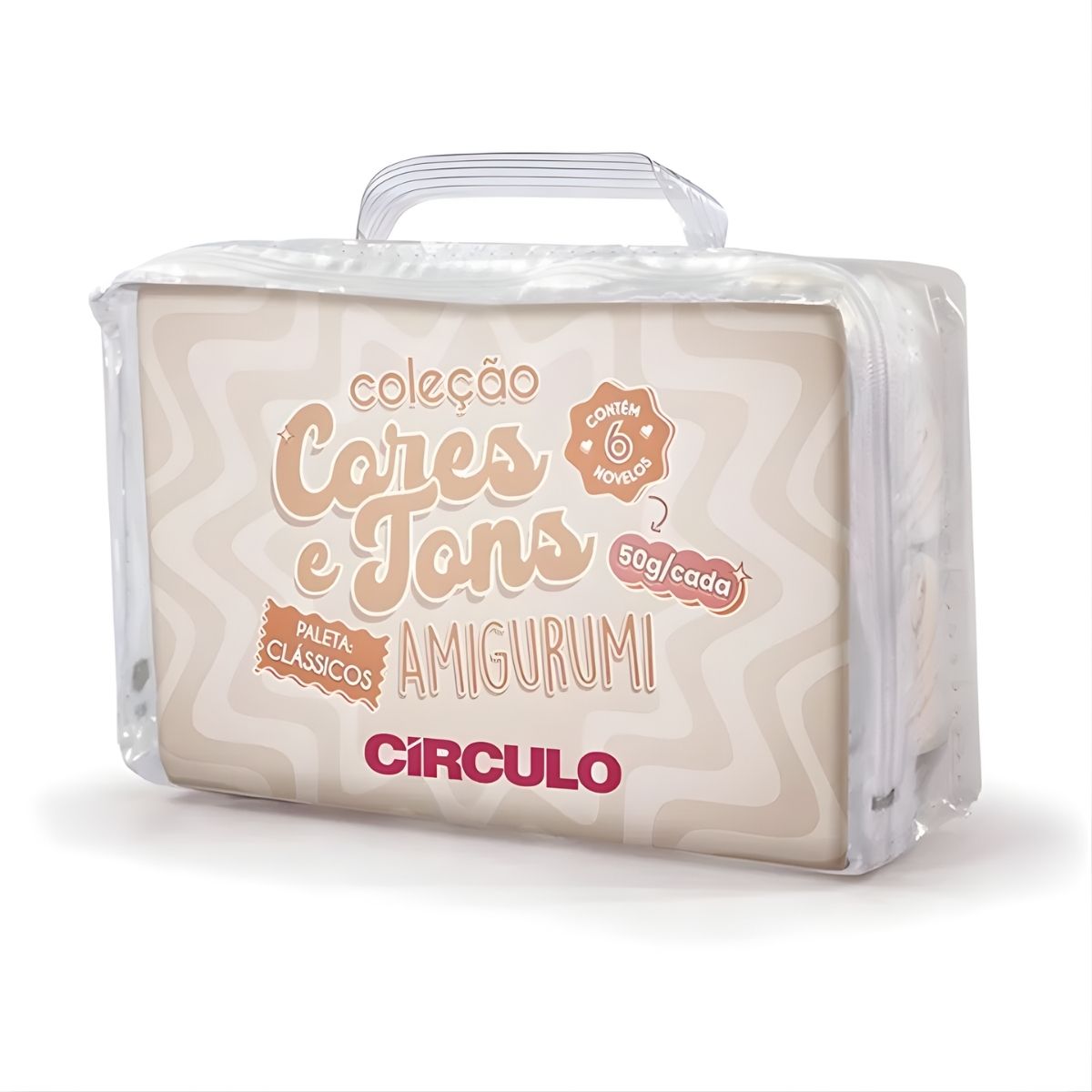 Kit Amigurumi Coleção Cores e Tons Clássicos 6 Novelos 50g - Círculo