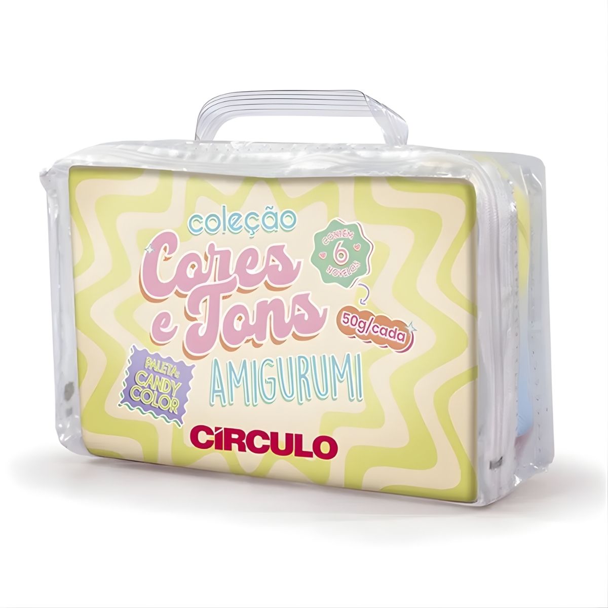 Kit Amigurumi Coleção Cores e Tons Candy Color 6 Novelos 50g - Círculo