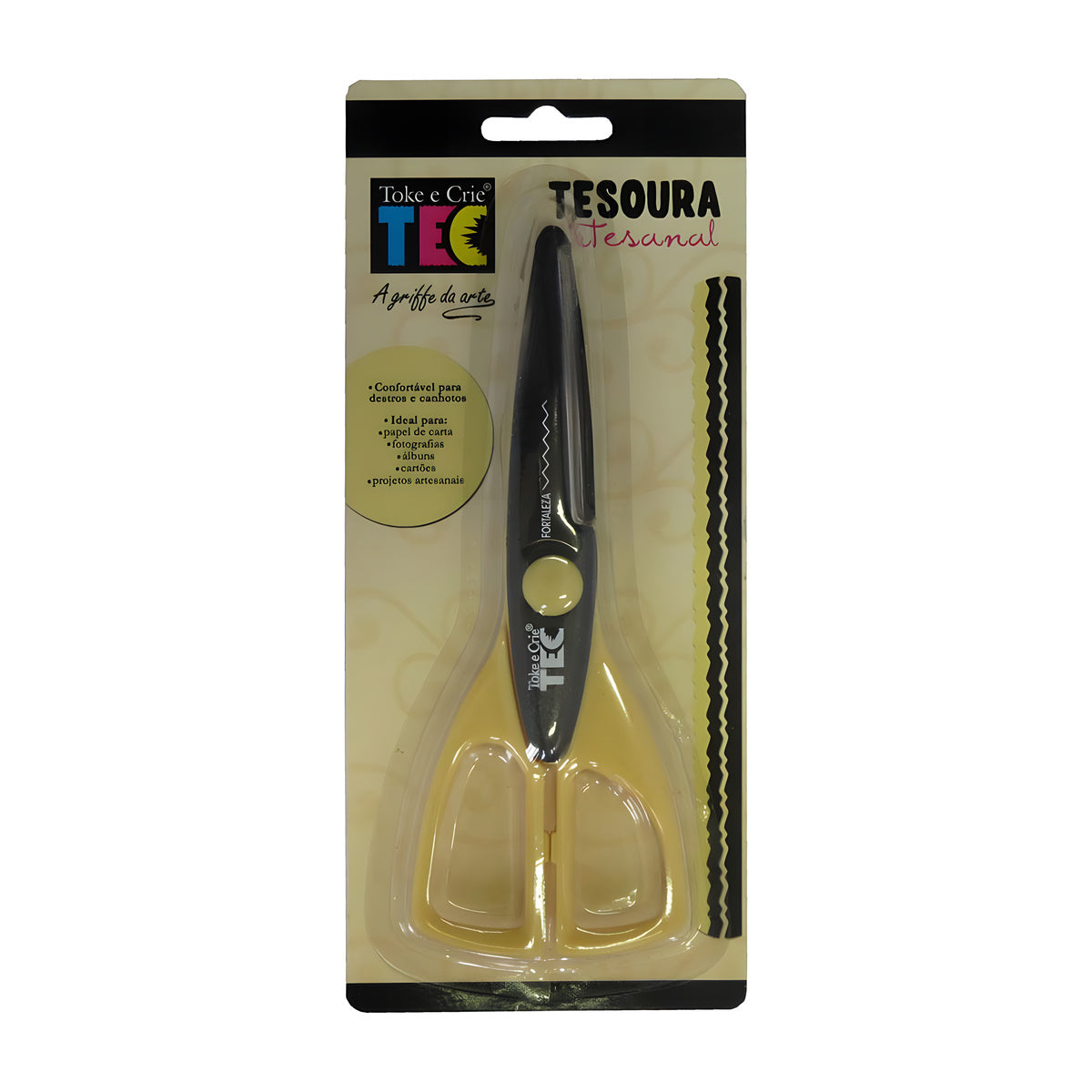 Tesoura Artesanal Toke e Crie Fortaleza - 7233 - TA014