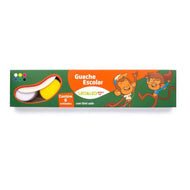 Estojo Tinta Guache Escolar com 6 Cores 15ml 74212 - Leo & Leo