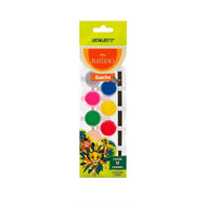 Estojo Tinta Guache Mini Rei Leão com 12 Cores 3ml Cada 73168 - Leo & Leo
