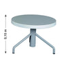 Base de Mesa Trident para Modelagem e Pintura Cerâmica 20cm - 12812