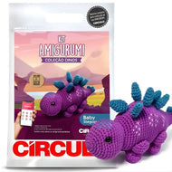 Kit Amigurumi Coleção Dinos Baby Stegossauro 0002 - Círculo