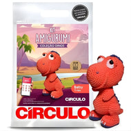Kit Amigurumi Coleção Dinos Baby T-rex 0003 - Círculo