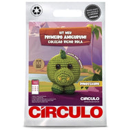 Kit Meu Primeiro Amigurumi Bicho Bola Dinossauro 0009 - Círculo