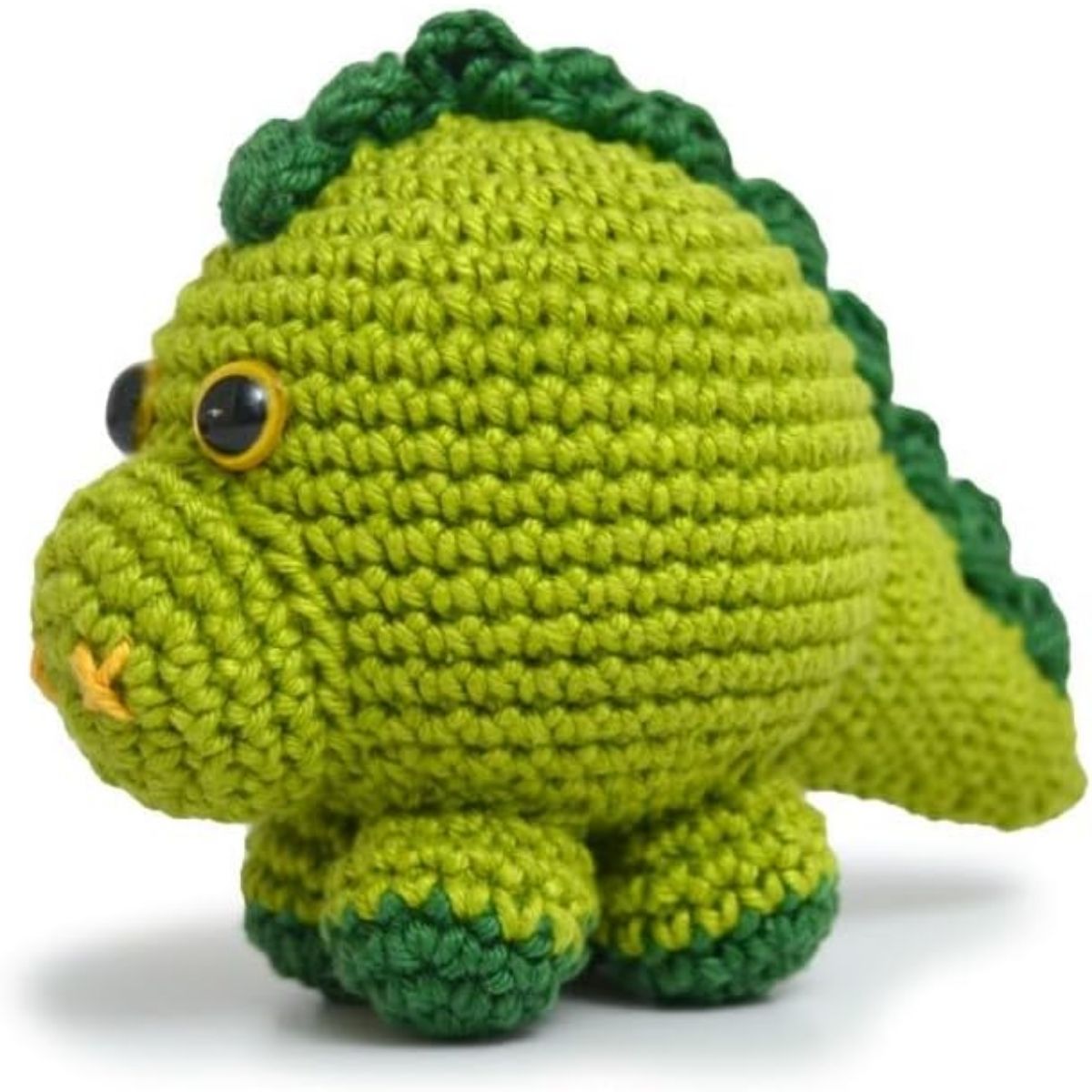 Kit Meu Primeiro Amigurumi Bicho Bola Dinossauro 0009 - Círculo