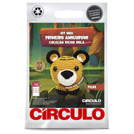 Kit Meu Primeiro Amigurumi Bicho Bola Tigre 0011 - Círculo