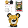 Kit Meu Primeiro Amigurumi Bicho Bola Tigre 0011 - Círculo