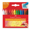 Estojo Gizão de Cera Jumbo com 12 Cores - Faber-castell 141112