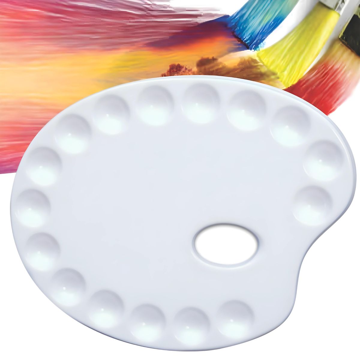 Paleta Trident Moldada em Poliestireno com 16 Cavidades 32x25 Cm - Modelo 12418