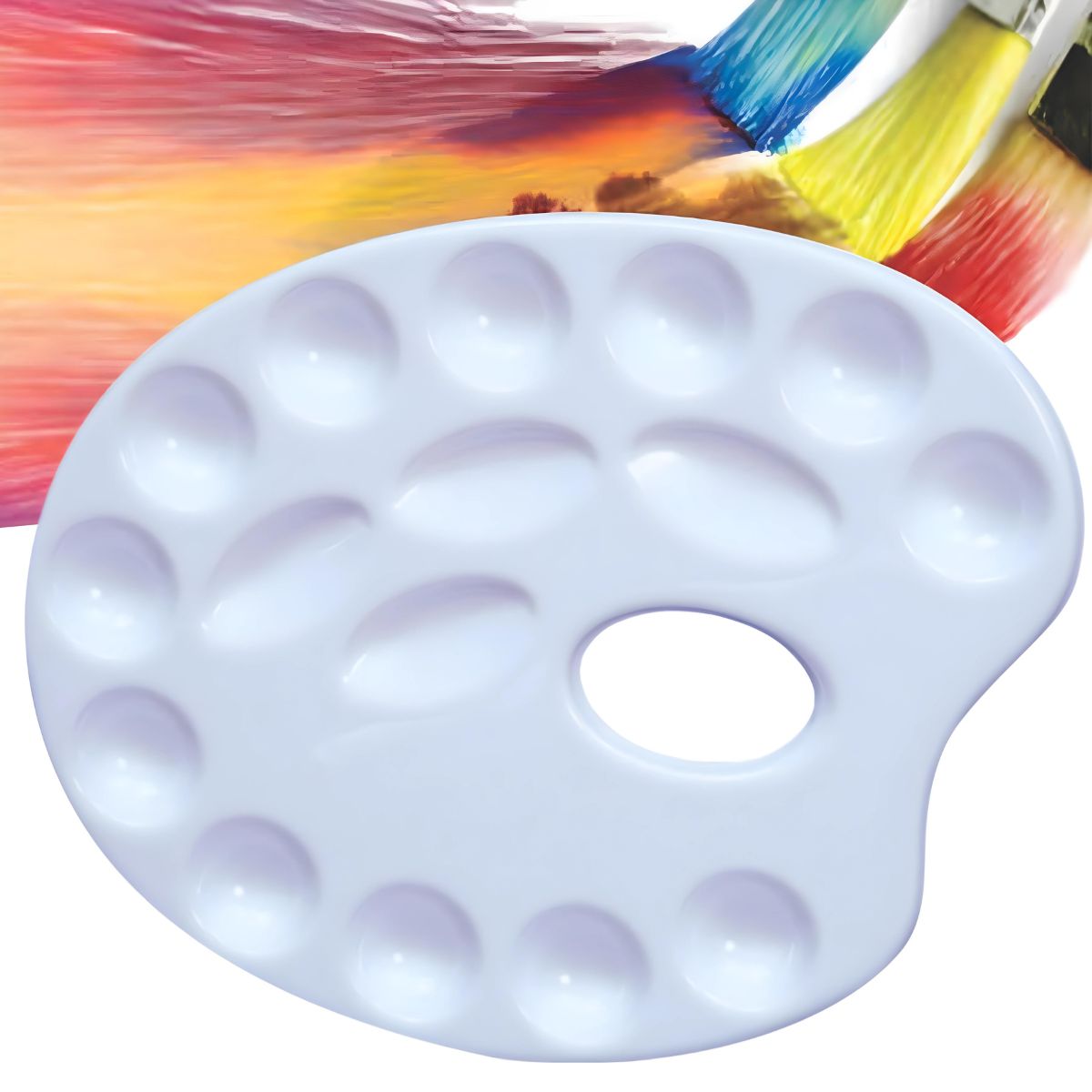Paleta Trident Moldada em Poliestireno com 16 Cavidades 26x21 Cm - Modelo 12419