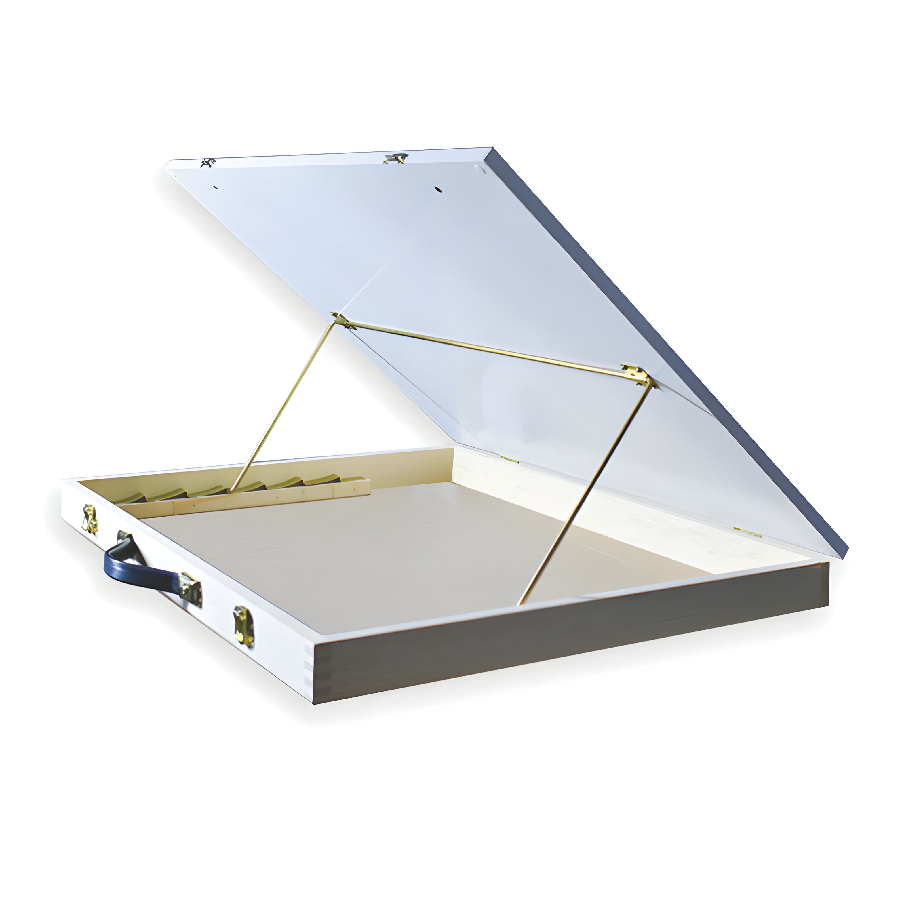 Prancheta Portátil com Prendedor Trident Acrílico Fumê Ofício 37x24 Cm - Modelo 4811