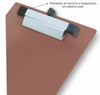 Prancheta Portátil com Prendedor Trident Acrílico Fumê Ofício 37x24 Cm - Modelo 4811