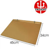 Prancheta Portátil Trident em Mdf Natural 4 Mm com Prendedor de Acrílico A3 45x34 Cm - Modelo 48-a3m