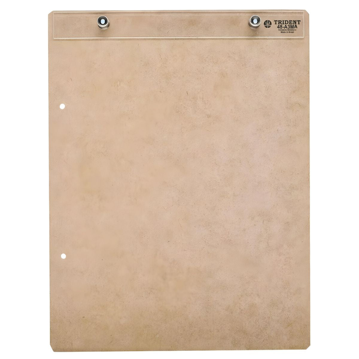 Prancheta Portátil Trident em Mdf Natural 4 Mm com Prendedor de Acrílico A4 35x26 Cm - Modelo 48-a4m