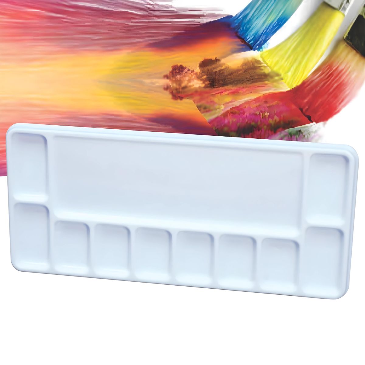 Godê Trident com 11 Cavidades 33x15cm em Poliestireno - Modelo 12455
