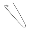 Agulha de Gancho 2mm 12cm com 3 Unidades para Tricô e Tranças - Círculo