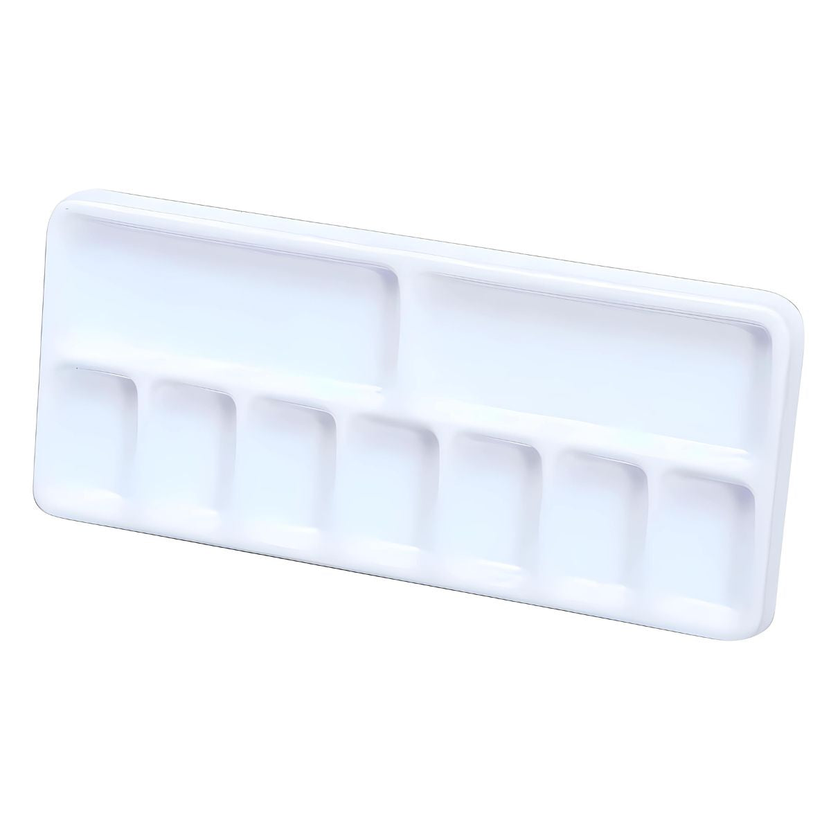 Godê Plástico Trident com 9 Cavidades 26x12cm - Modelo 12458 para Pintura Artística
