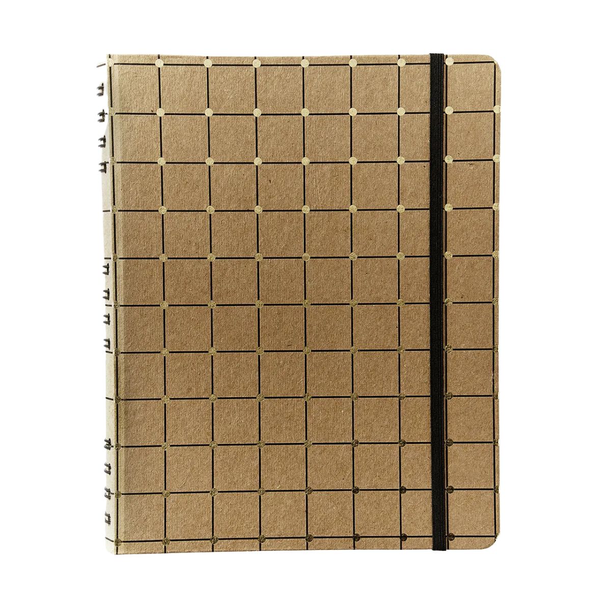 Caderno Criativo Argolado Cicero 17x24cm 90 Folhas Duo Kraft Linha e Ponto Pautado e Pontado