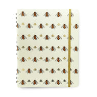 Caderno Criativo Argolado Cicero 17x24cm 90 Folhas Duo Melissa Favo de Abelhas Pautado e Pontado