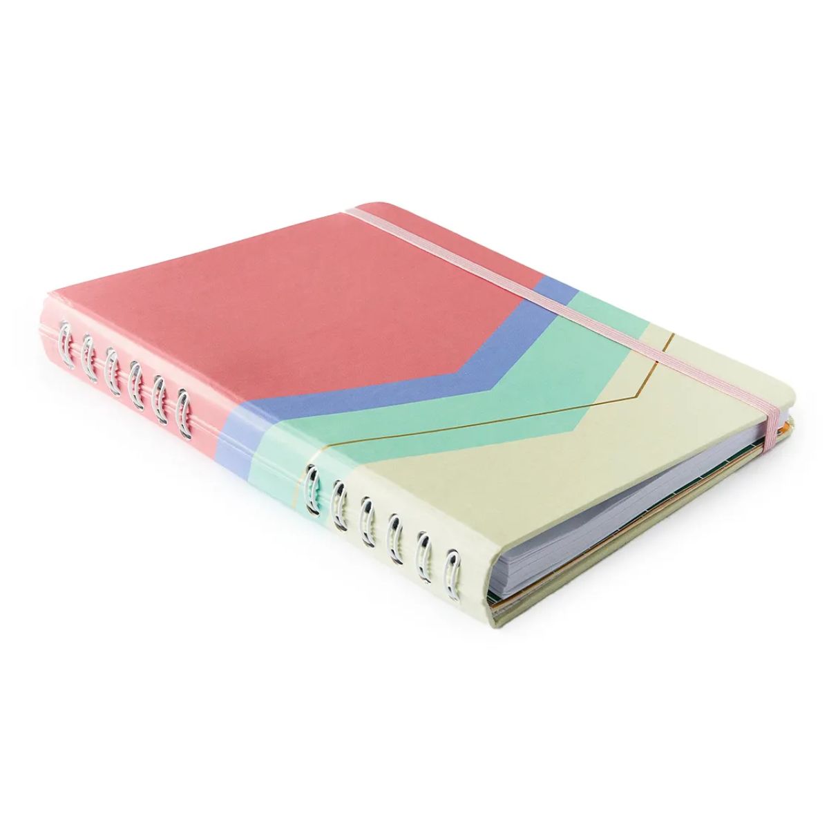 Caderno Criativo Argolado Cicero A5 14,8x21cm 90 Folhas Duo Pastel Block Sport Pautado e Pontado