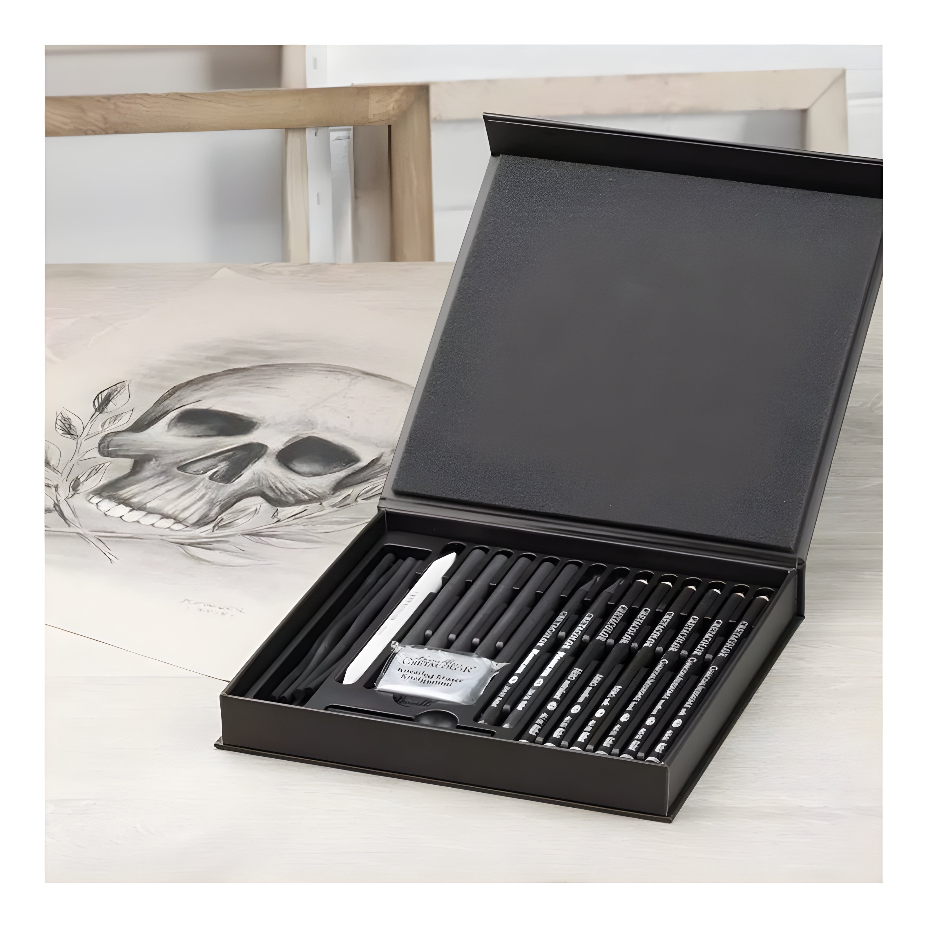 Conjunto para Desenho Cretacolor Black Box com 20 Itens 400 61