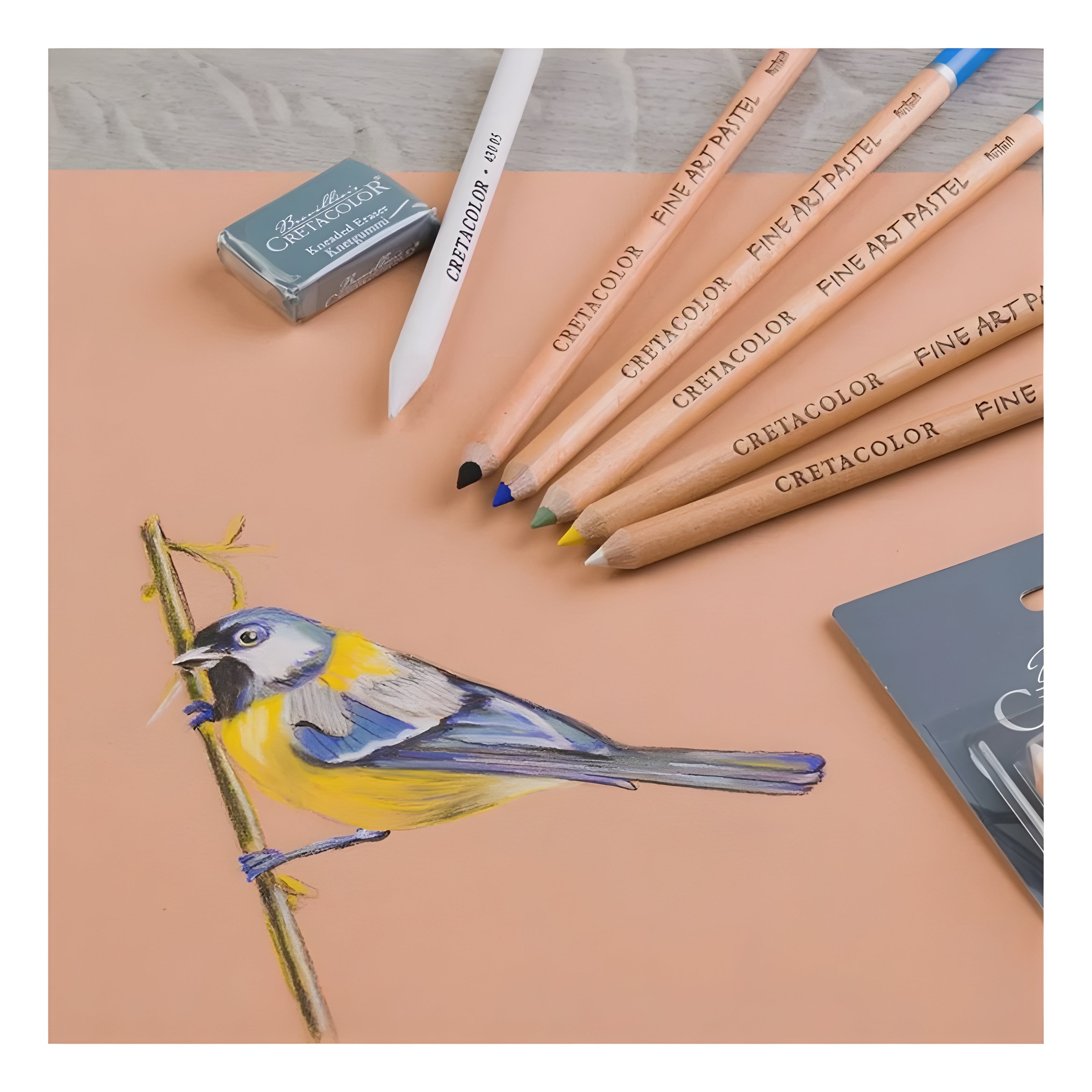 Kit para Desenho Fine Art Pastel Cretacolor com 7 Peças - 470 07