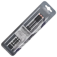 Kit de Lápis Carvão Nero Cretacolor Macio, Extra Macio e Médio - 461 89