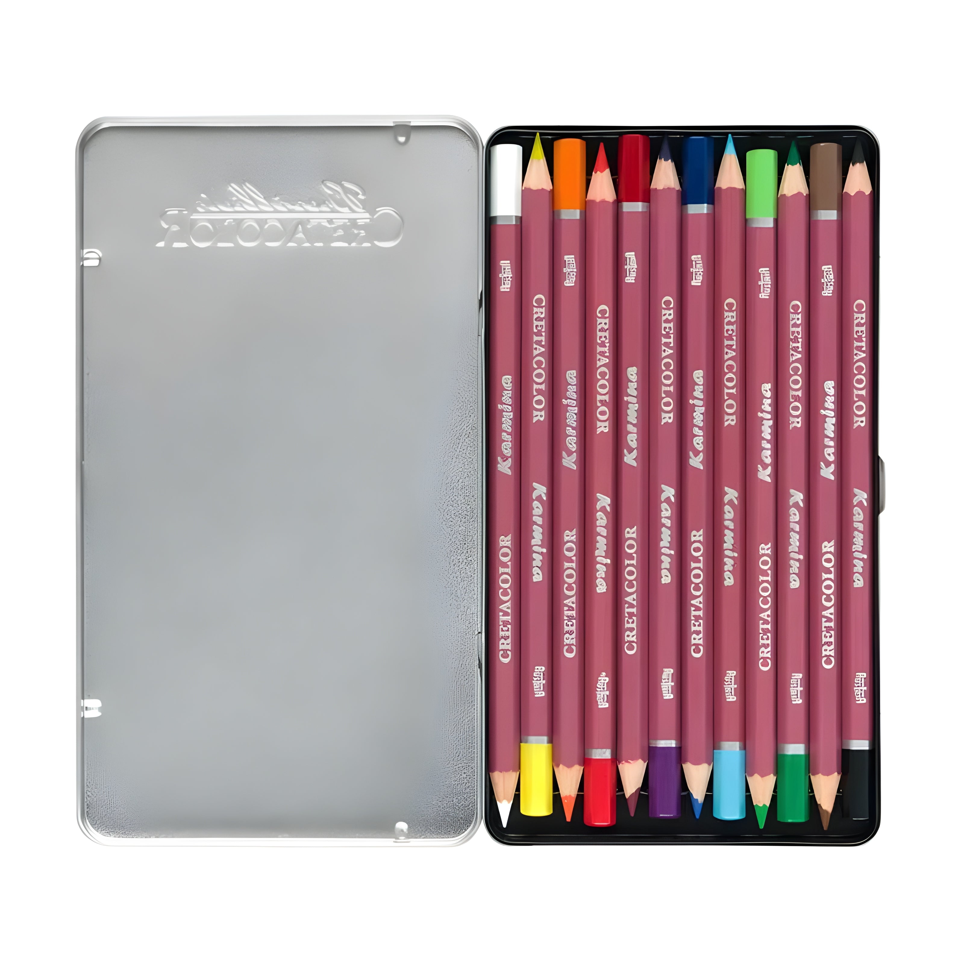 Estojo Lápis de Cor Classic Karmina Cretacolor com 12 Cores - 27012
