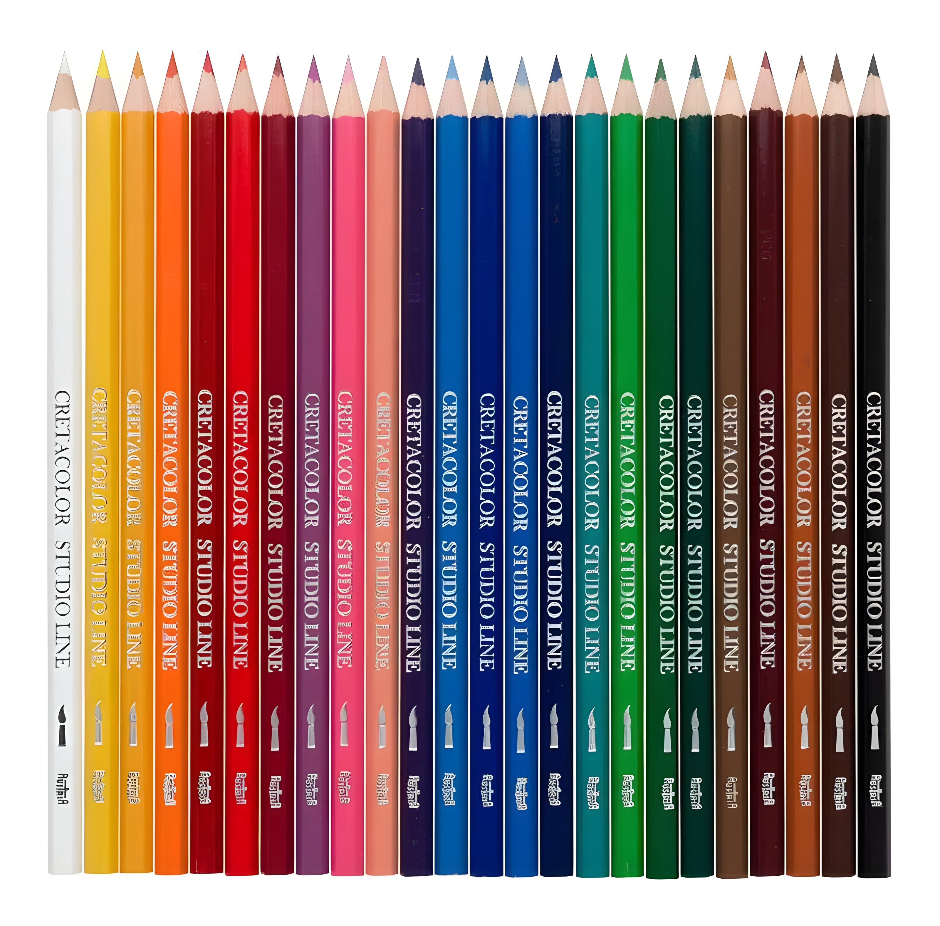 Estojo Lápis de Cor Aquarelável Artist Studio Cretacolor com 24 Cores ...
