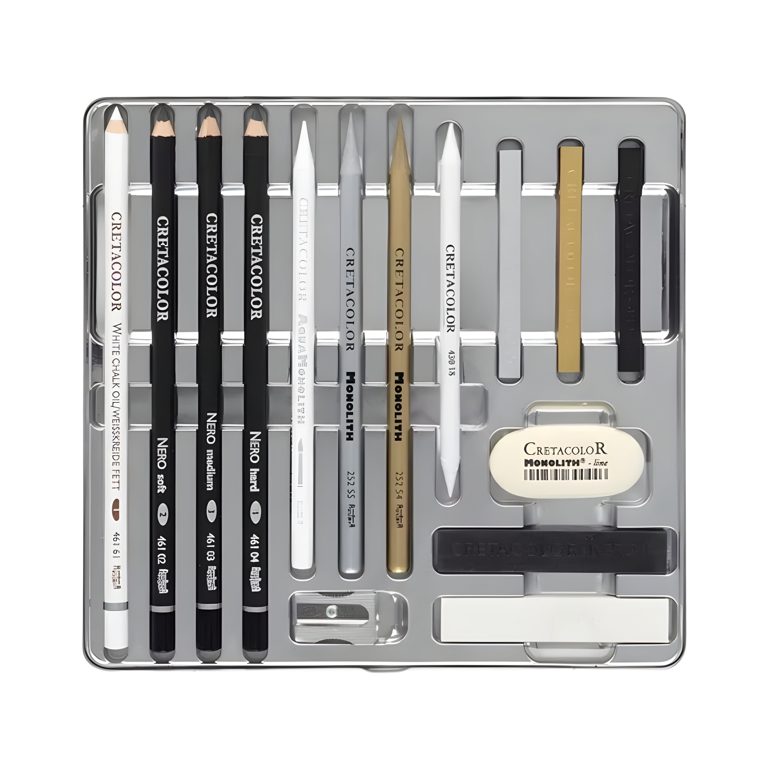 Kit para Desenho The Diamond Box Cretacolor com 15 Peças - 400 47