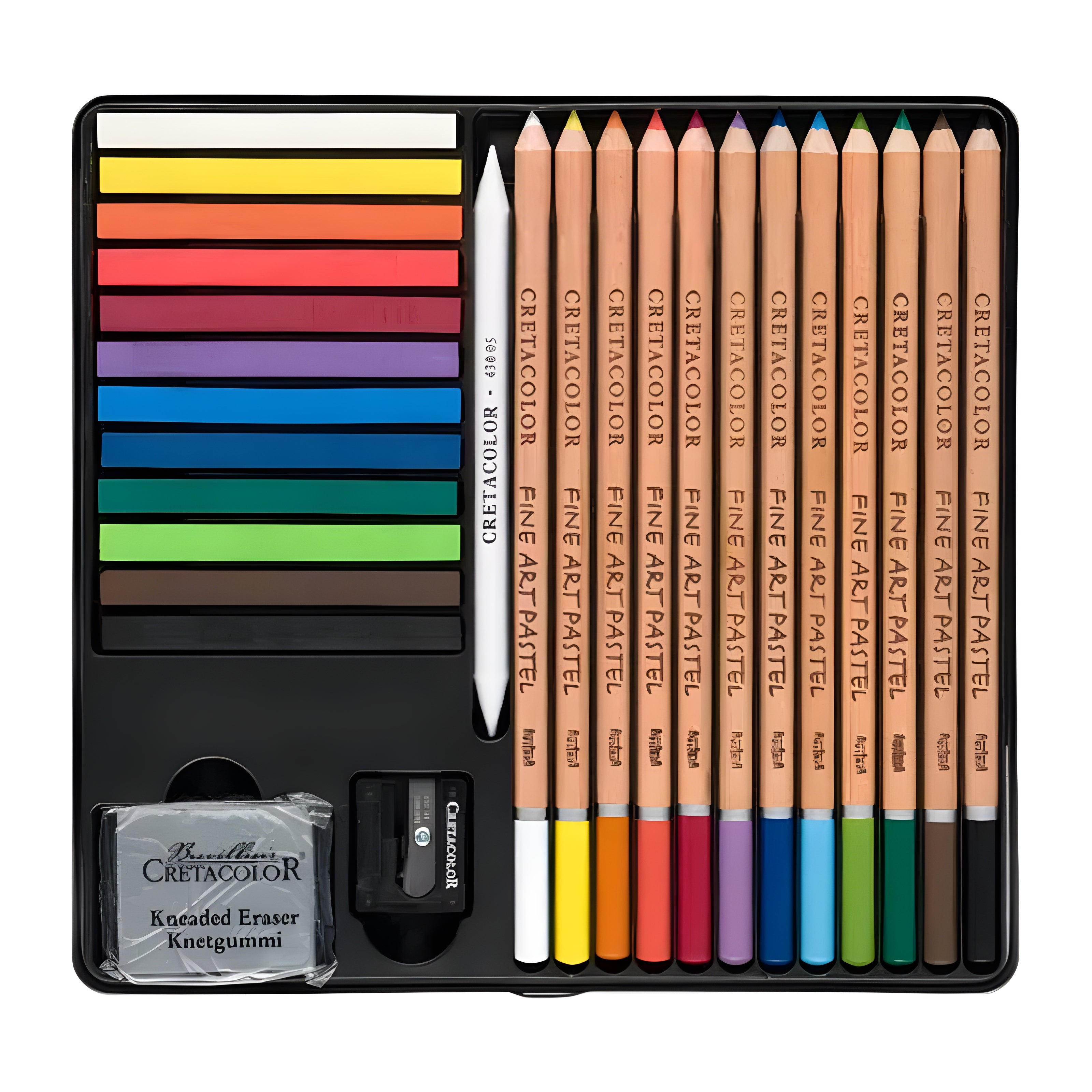 Kit para Desenho The Pastel Basic Box Cretacolor com 27 Peças - 470 22
