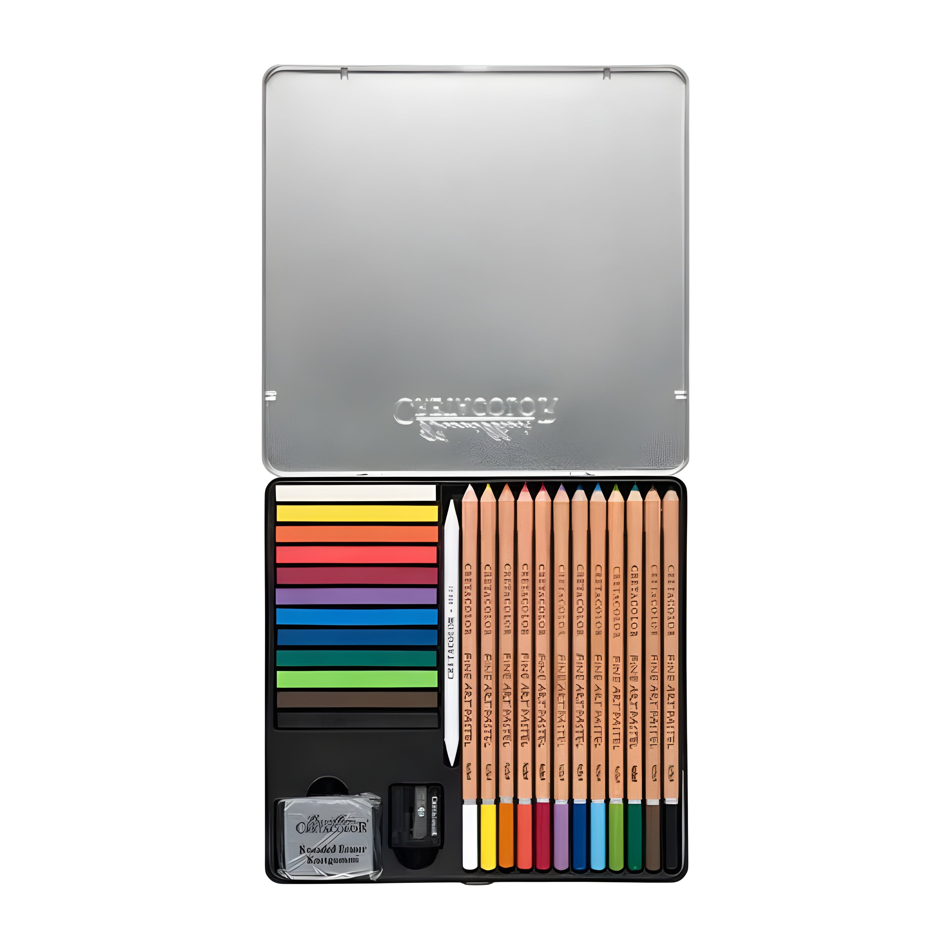 Kit para Desenho The Pastel Basic Box Cretacolor com 27 Peças - 470 22