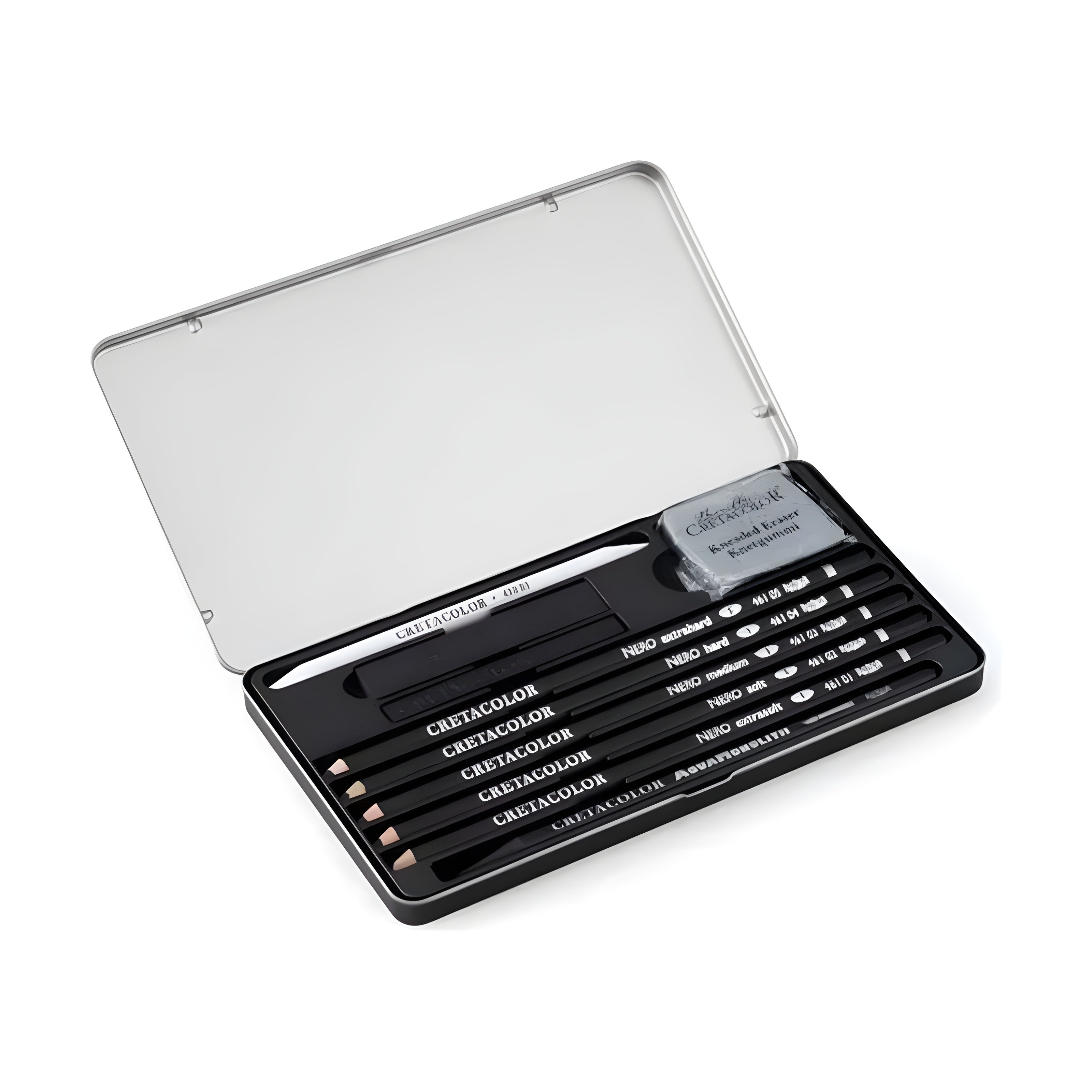 Kit para Desenho Deep Black Cretacolor com 10 Peças - 400 09