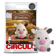 Kit Meu Primeiro Amigurumi Fazendinha Vaquinha 0005 - Círculo