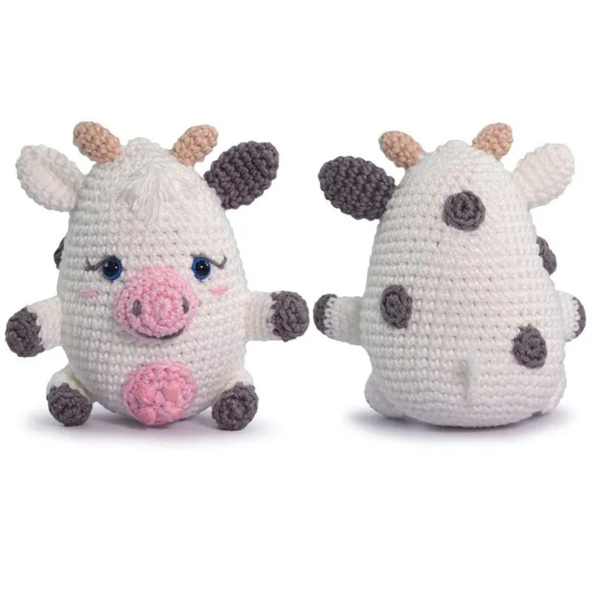 Kit Meu Primeiro Amigurumi Fazendinha Vaquinha 0005 - Círculo
