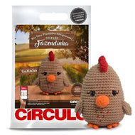 Kit Meu Primeiro Amigurumi Fazendinha Galinha 0002 - Círculo