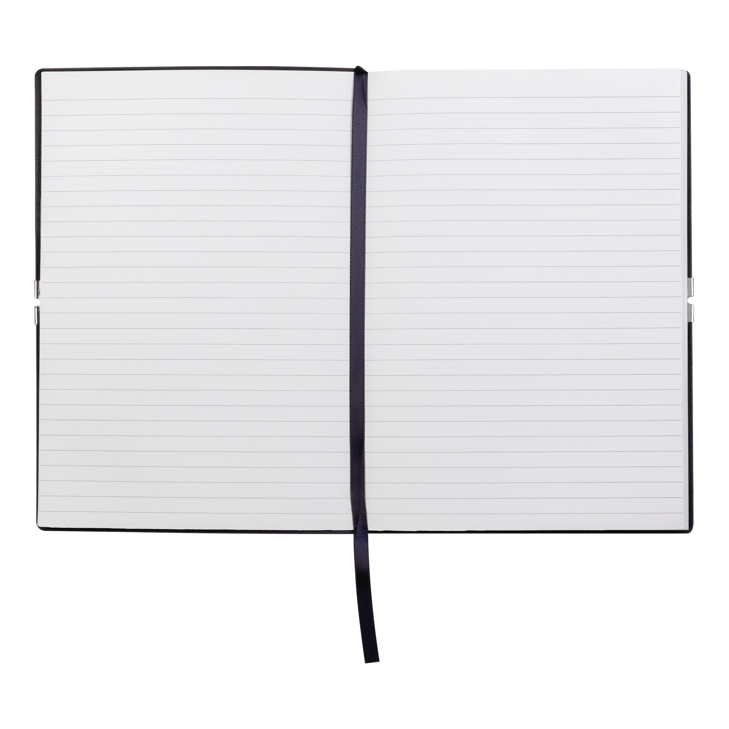 Caderno A5 Elegance Storyline Azul Marinho 80 Folhas Pautadas 100g/m² - Hugo Boss - Hnh124nl