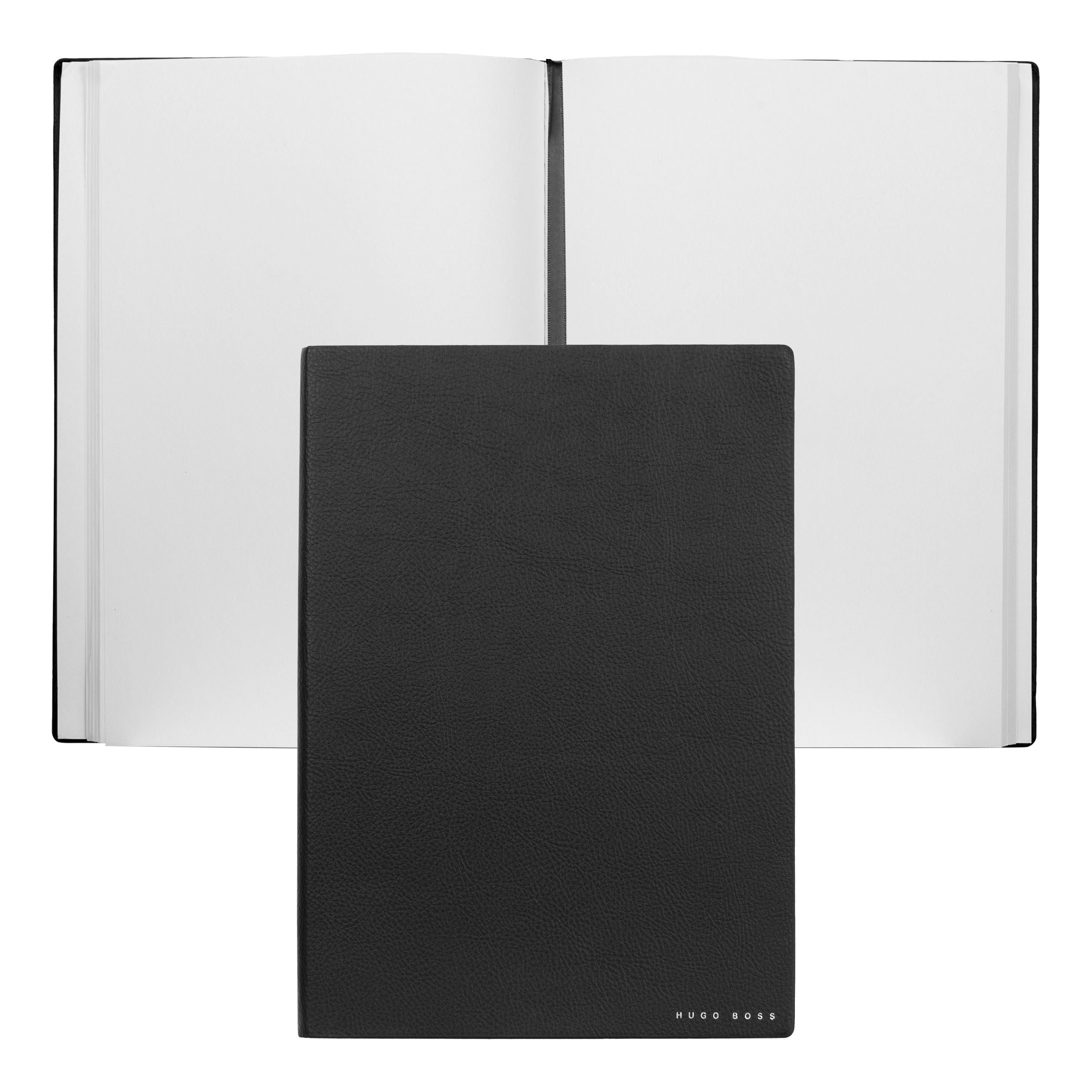 Caderno B5 Essential Storyline Preto 80 Folhas sem Pauta 80g/m² - Hugo Boss - Hnb121ap