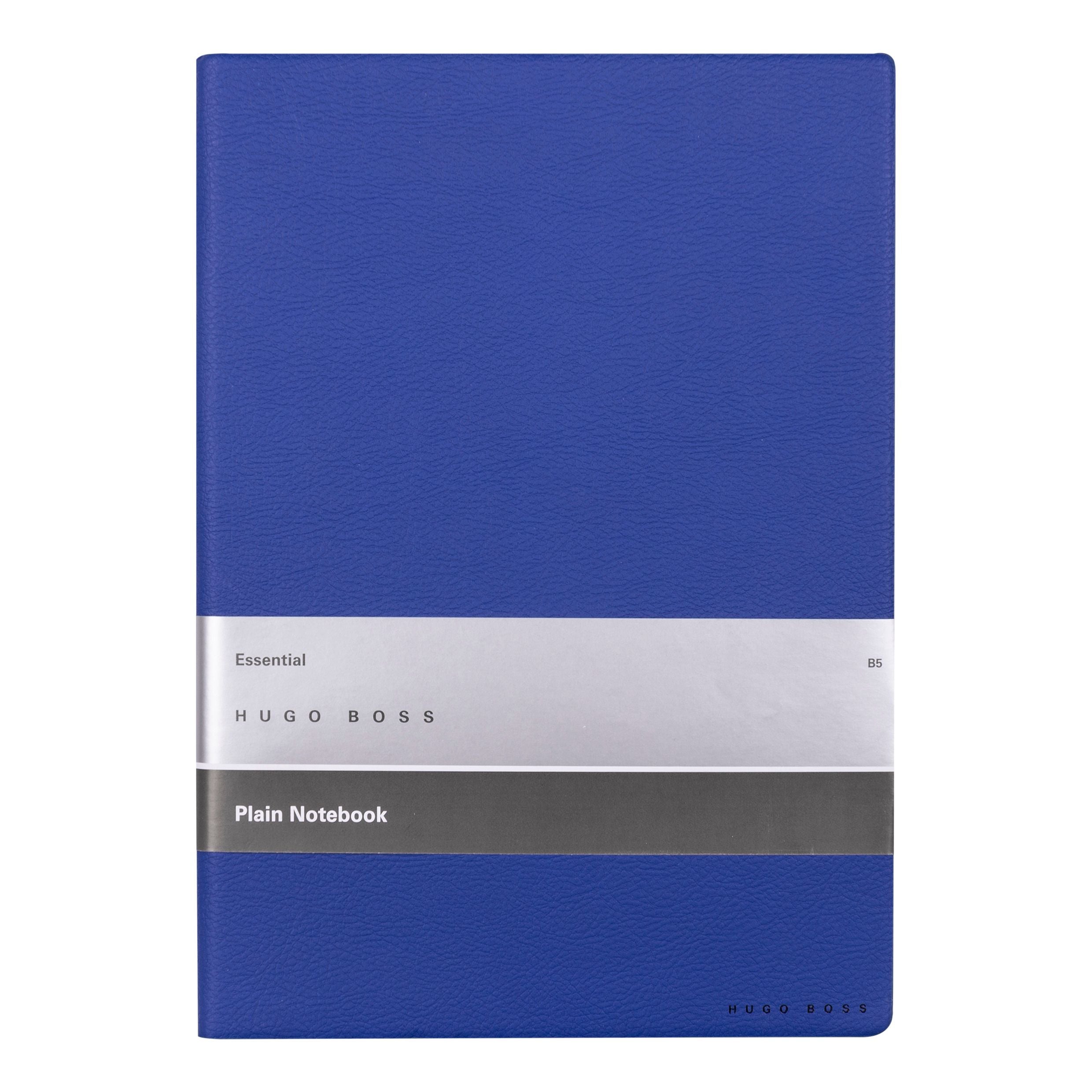 Caderno B5 Essential Storyline Azul 80 Folhas sem Pauta 80g/m² - Hugo Boss - Hnb121lp