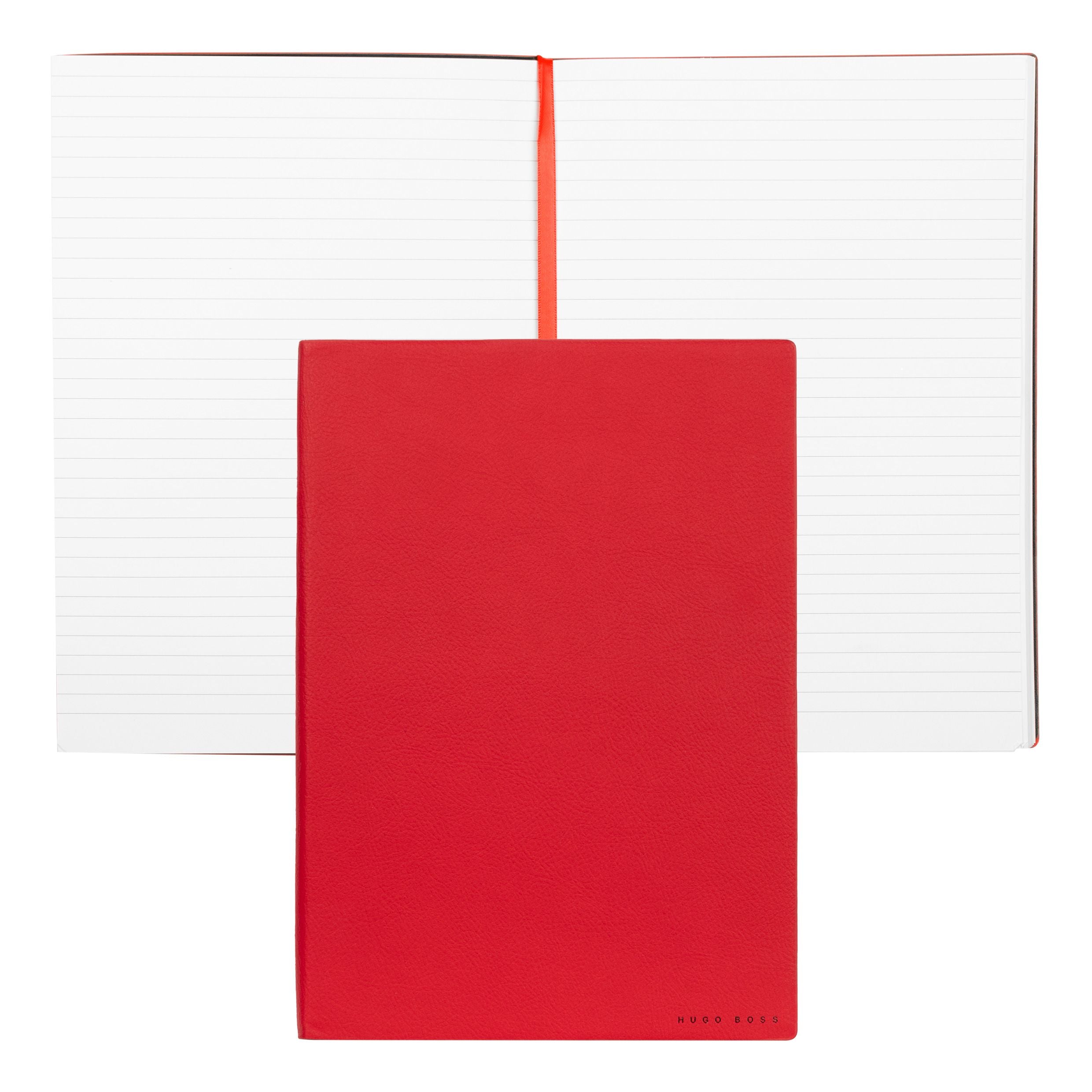Caderno B5 Essential Storyline Vermelho 80 Folhas Pautadas 80g/m² - Hugo Boss - Hnb121pl