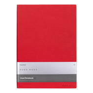 Caderno B5 Essential Storyline Vermelho 80 Folhas Pautadas 80g/m² - Hugo Boss - Hnb121pl