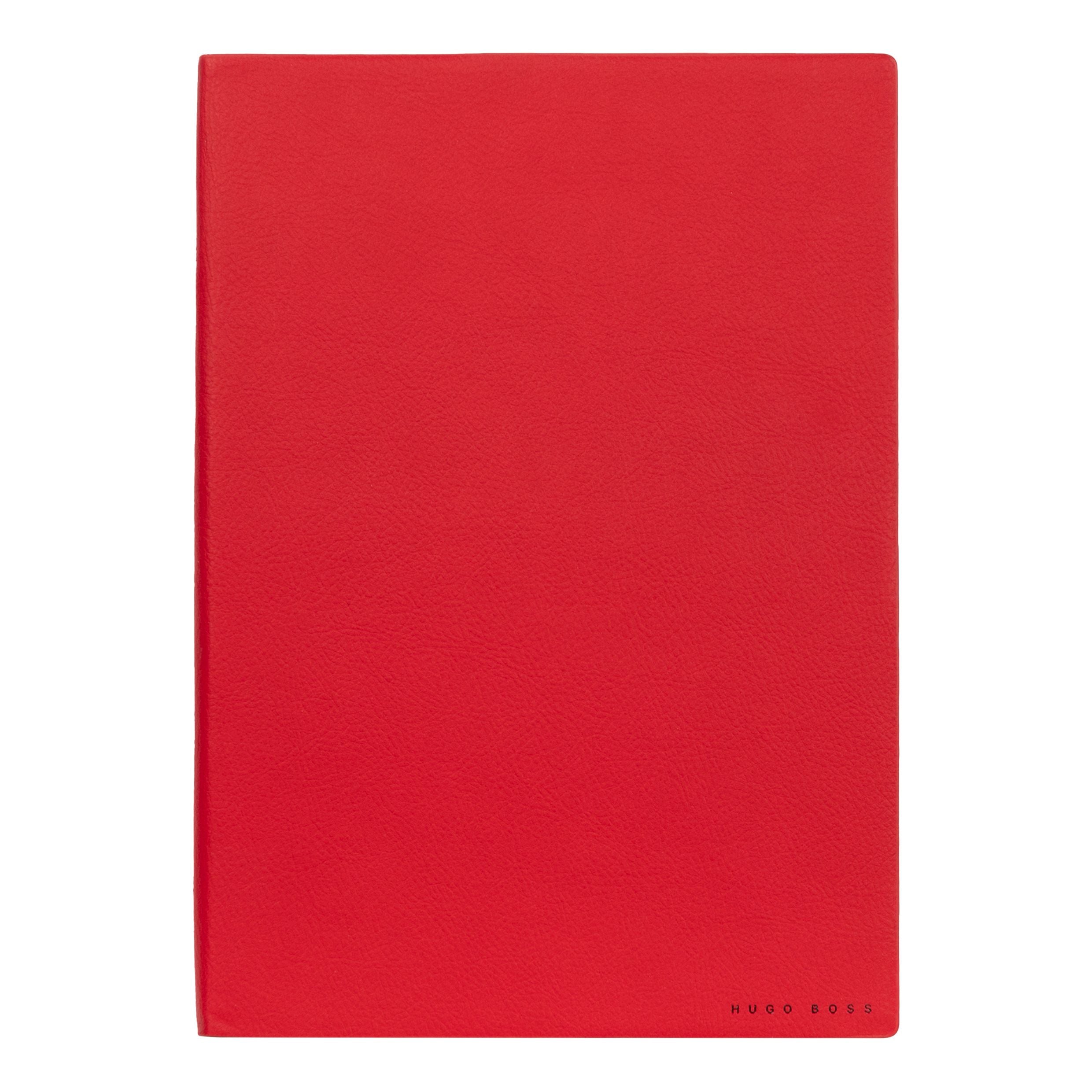 Caderno B5 Essential Storyline Vermelho 80 Folhas Pautadas 80g/m² - Hugo Boss - Hnb121pl