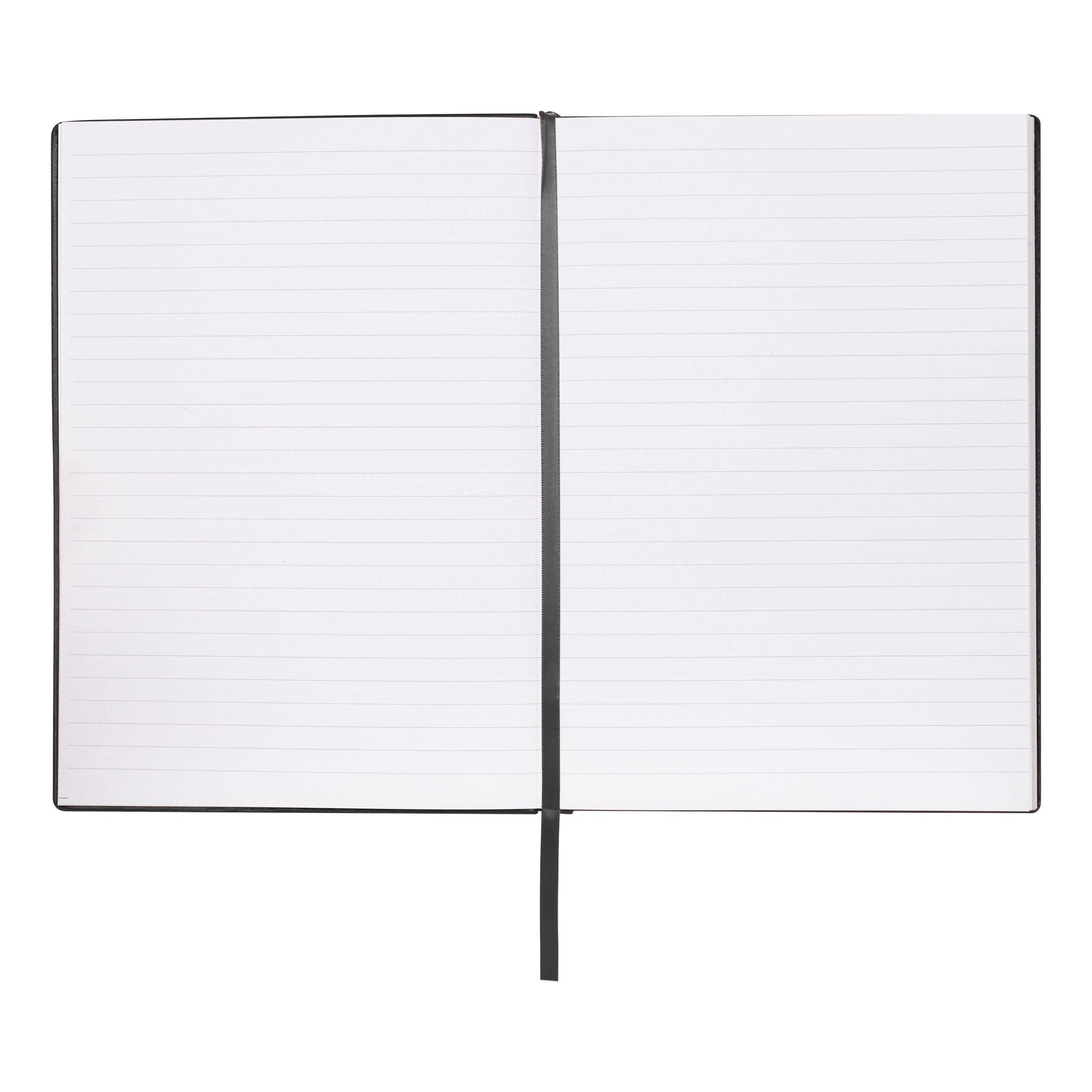 Caderno A5 Essential Storyline Preto 80 Folhas Pautadas 80g/m² - Hugo Boss - Hnh121al