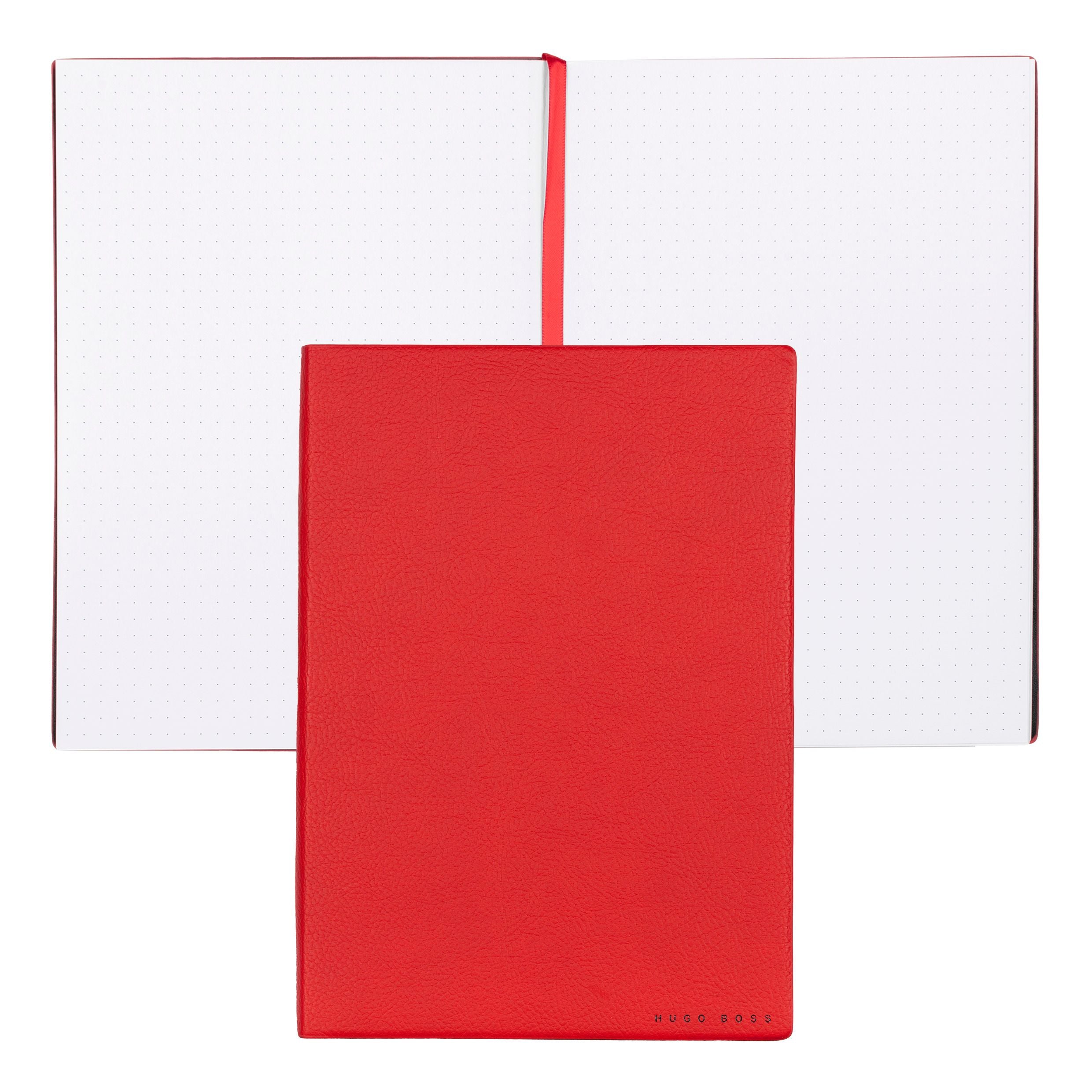 Caderno A5 Essential Storyline Vermelho 80 Folhas Pontilhadas 80g/m² - Hugo Boss - Hnh121pd