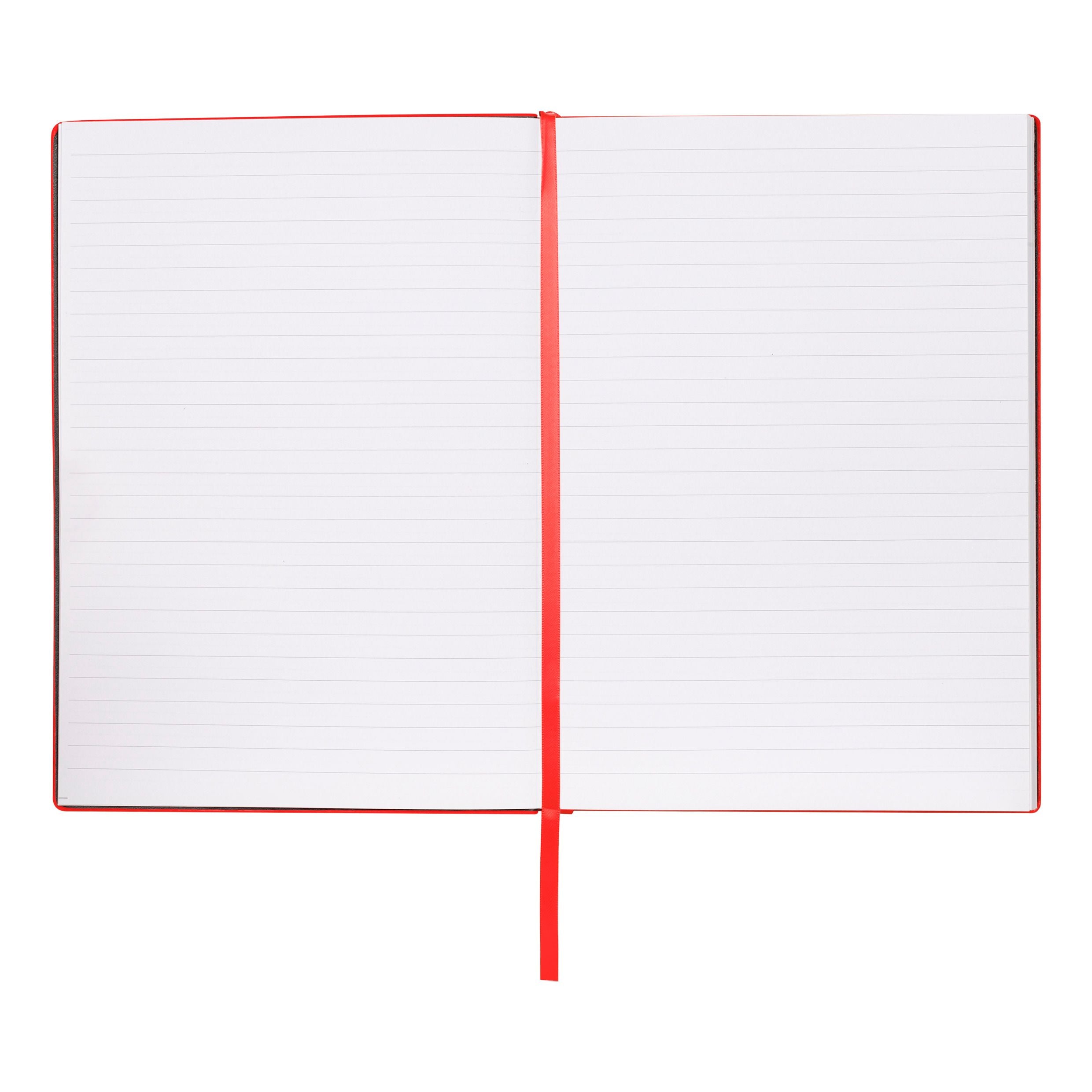 Caderno A5 Essential Storyline Vermelho 80 Folhas Pautadas 80g/m² - Hugo Boss - Hnh121pl