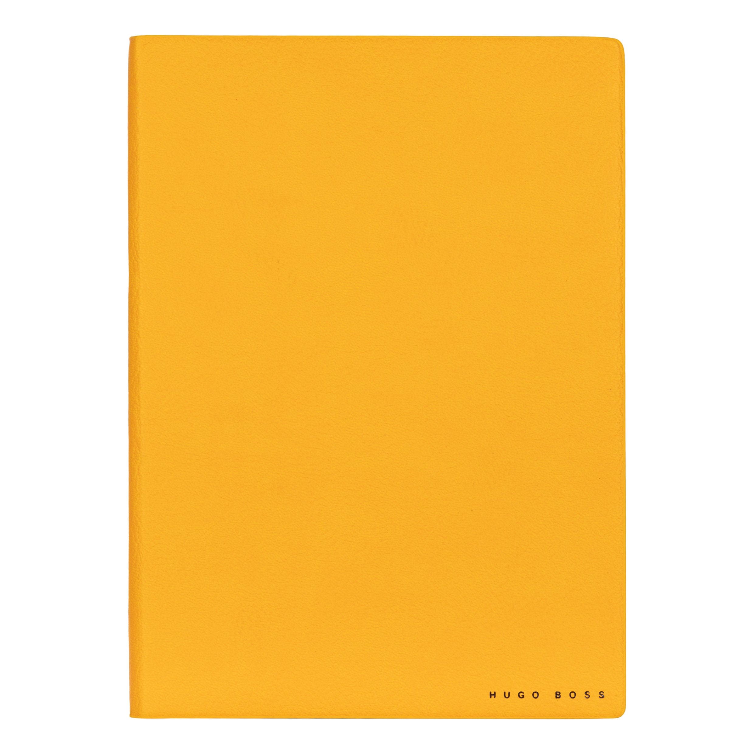 Caderno A5 Essential Storyline Amarelo 80 Folhas Pautadas 80g/m² - Hugo Boss - Hnh121sl