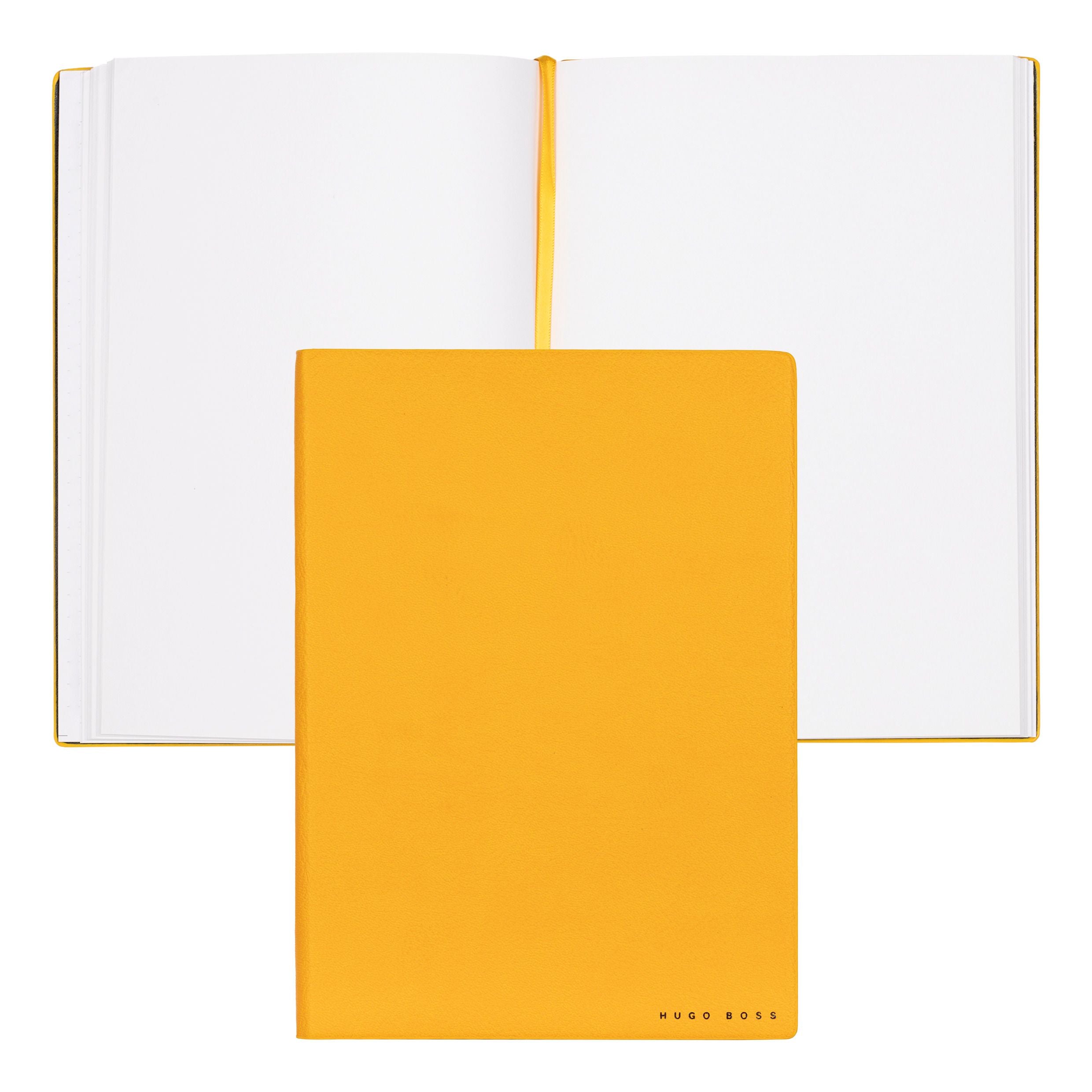 Caderno A5 Essential Storyline Amarelo 80 Folhas sem Pauta 80g/m² - Hugo Boss - Hnh121sp