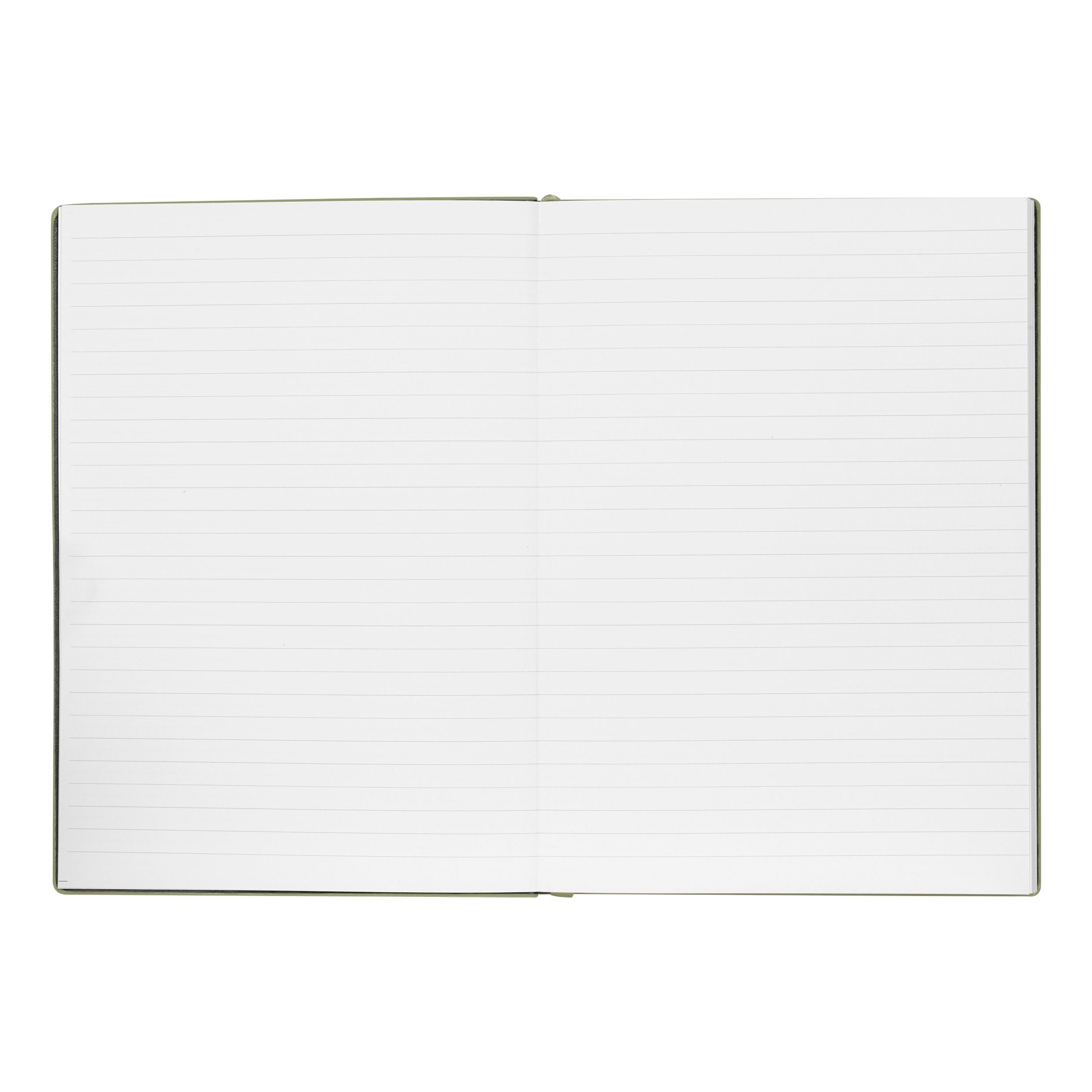 Caderno A5 Essential Storyline Caqui 80 Folhas Pautadas 80g/m² - Hugo Boss - Hnh121tl