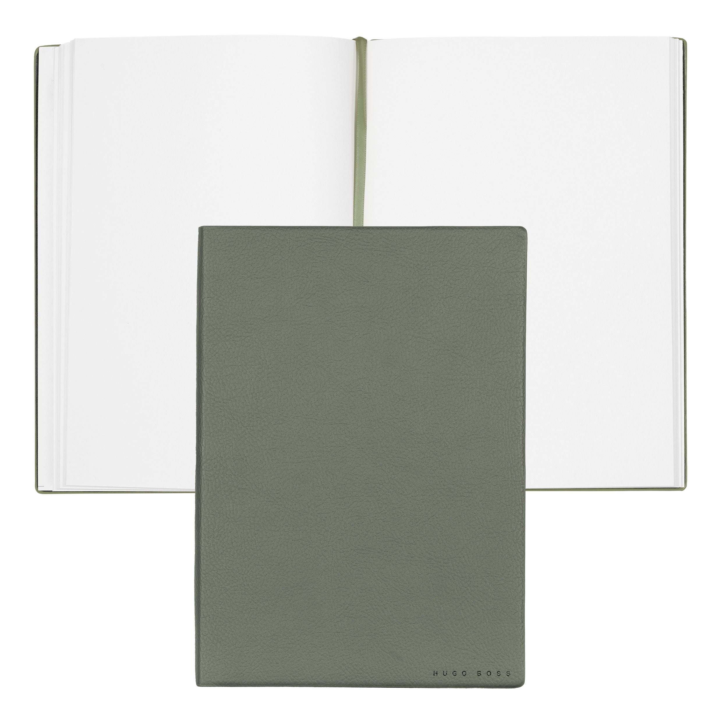 Caderno A5 Essential Storyline Caqui 80 Folhas sem Pauta 80g/m² - Hugo Boss - Hnh121tp